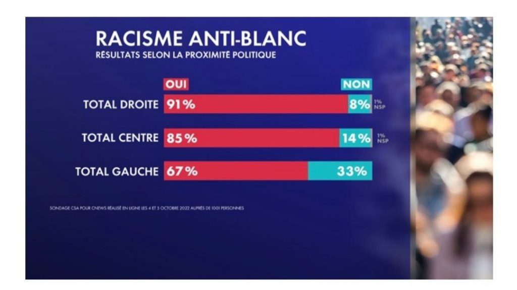 Des chiffres inédits dévoilés : le racisme anti-Blanc en France n&rsquo;est plus une question tabou